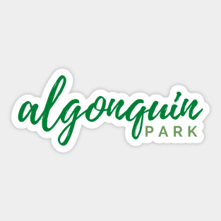 Algonquin Park Sticker